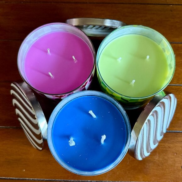 NEW 3-Pc 3-Wick Holiday Candles by Bath & Body Works - Picture 2 of 3
